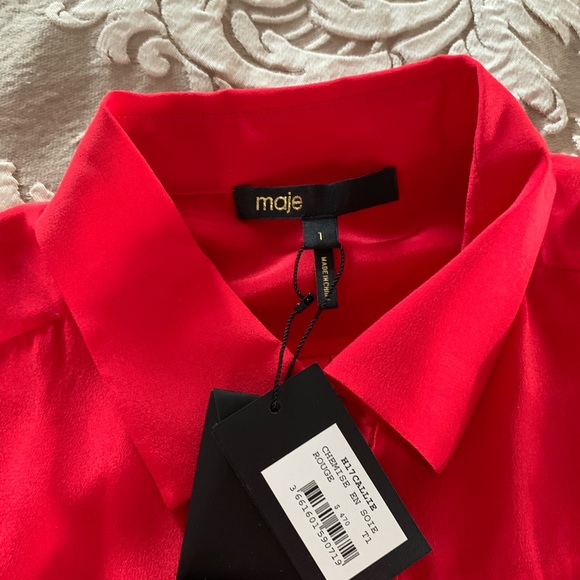 Brand New Maje silk blouse. - Picture 7 of 8